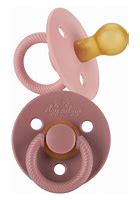 Itzy Soother Natural Rubber Paci Sets | Blossom + Rosewood