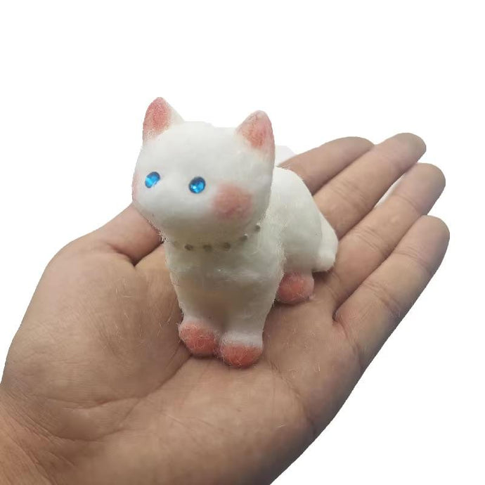 Squish Cat with Milk Bottle