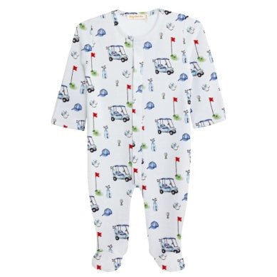 Baby Club Chic- Golf Club Printed Footie