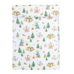 Baby Club Chic- Forest Friends Printed Swaddle Blanket 47x47in