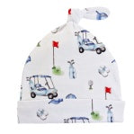 Baby Club Chic- Golf Club Printed Hat w/Knot