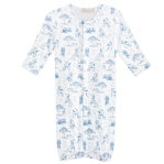 Baby Club Chic- Barking Bliss- Blue Conv. Gown