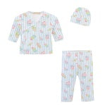 Baby Club Chic- Scoops & Smiles Take Me Home w/Hat Set