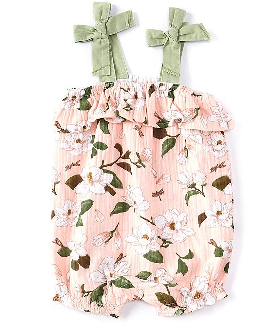 Mudpie Magnolia Ruffled Bubble Romper