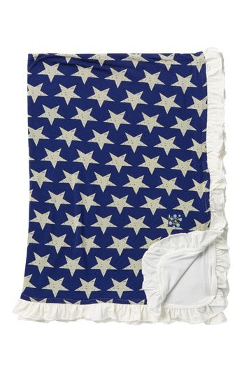KICKEE PANTS RUFFLE VINTAGE STARS