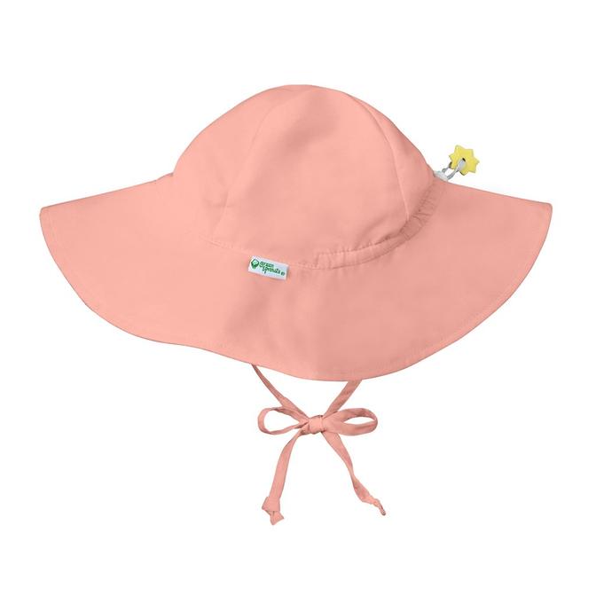 Green Sprouts Brim Sun Protection Hat Solid Coral (9-18 MO)