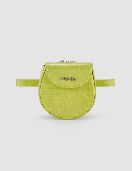 Abel & Lula Lime Yellow Belt Bag