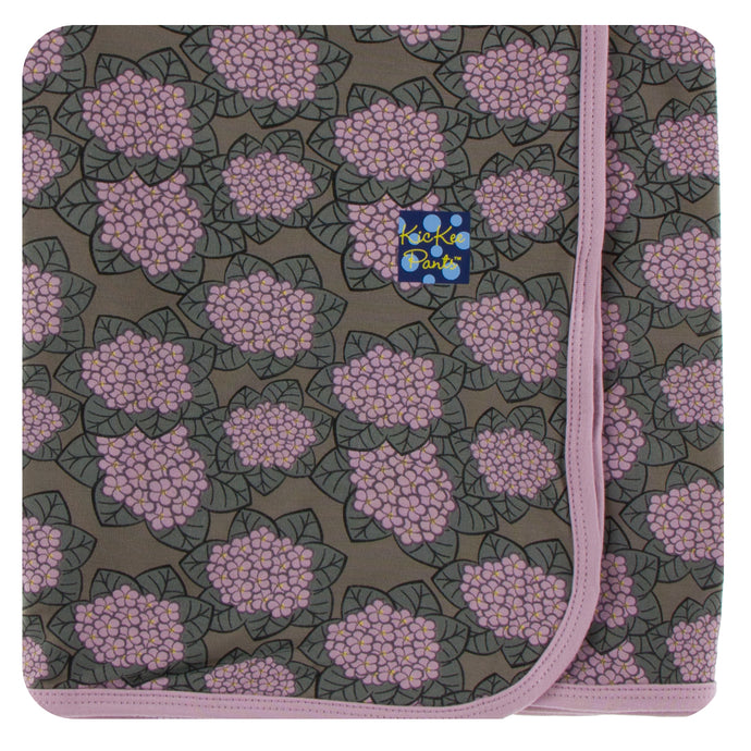 KicKee Pants Print Swaddling Blanket - African Violets