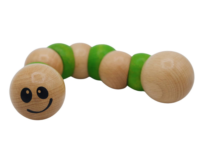 Earthworm-Clutching and Grabbing Toy for Infants by BeginAgain