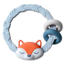 ITZY RITZY SILICONE TEETHER WITH RATTLE