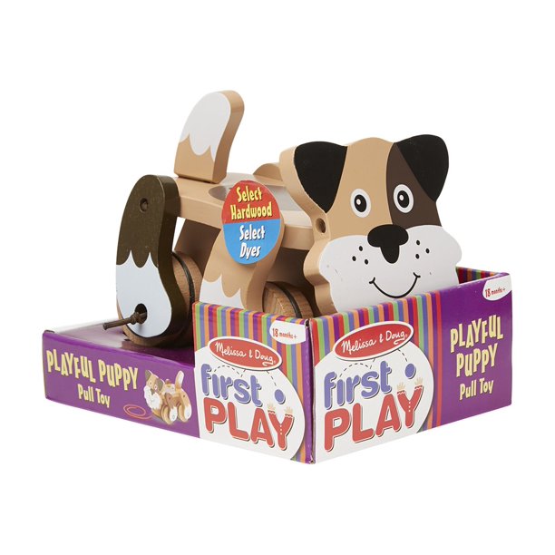 Melissa & Doug First Play Playful Puppy Pull Toy