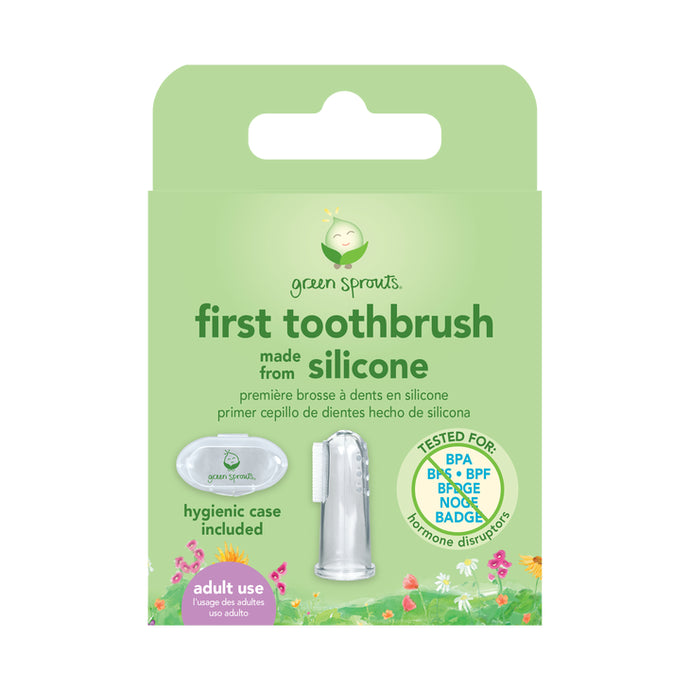 First Toothbrush - Clear Silicone