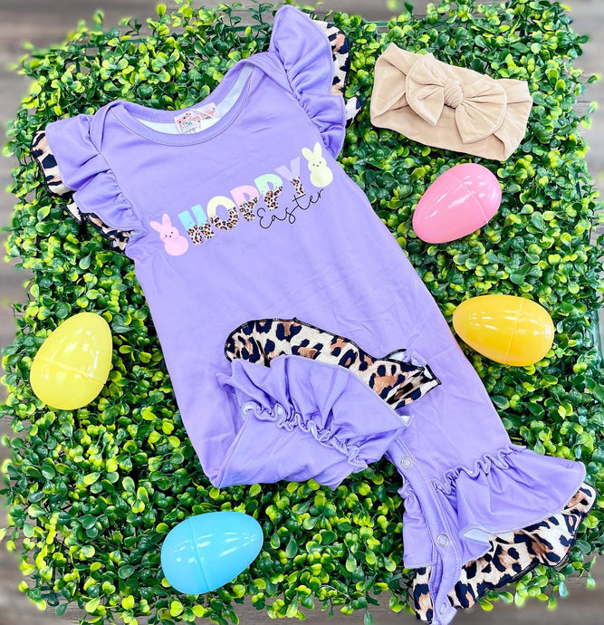 Hoppy Easter Baby Romper by Clover Cottage