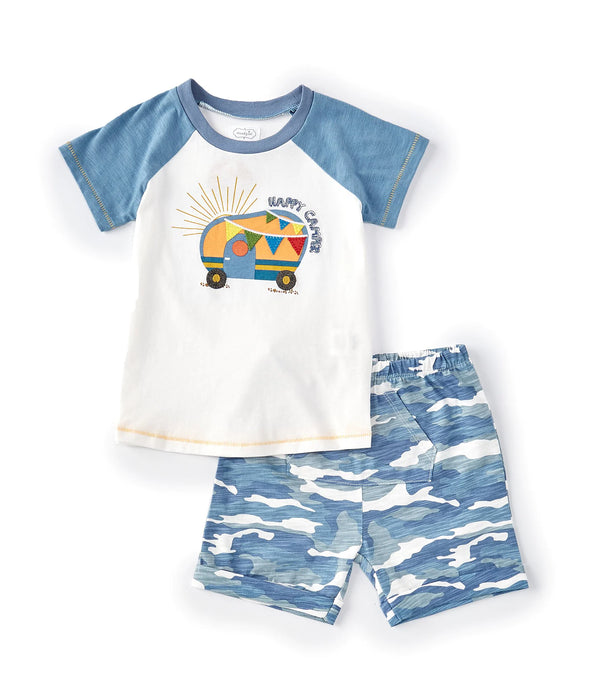 Mudpie Camper Van Short Set