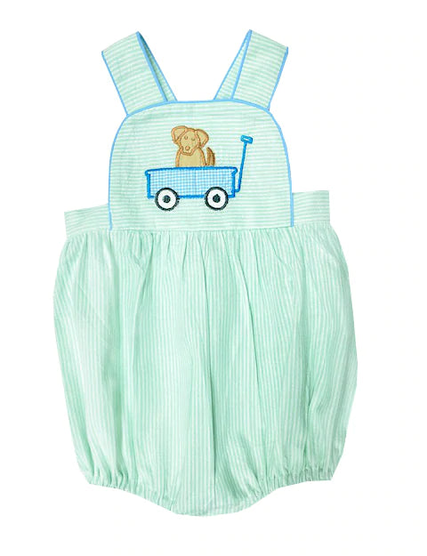 Marco&Lizzy Mint Dog Romper