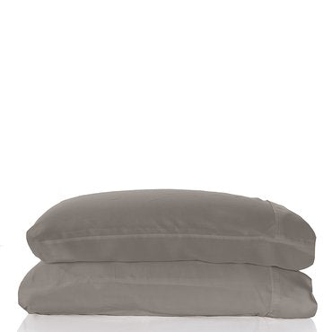 Kickee Pants Solid Woven Pillowcase Set in Hazelnut QUEEN