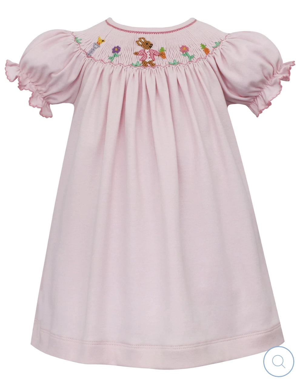 Peter Rabbit - Bishop Short Sleeve Dress - Pink Knit