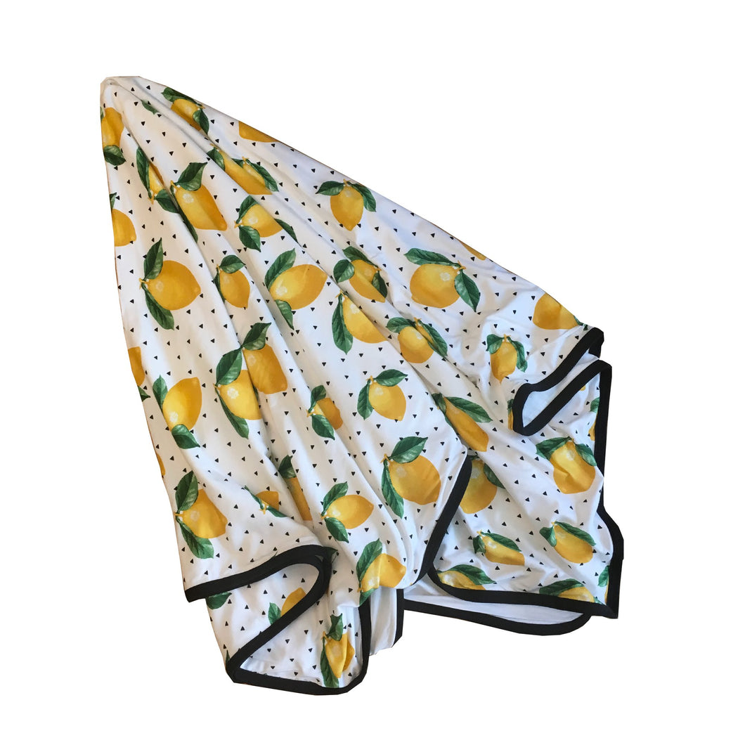 Peregrine Kidswear Lemons Bamboo Everywhere Blanket