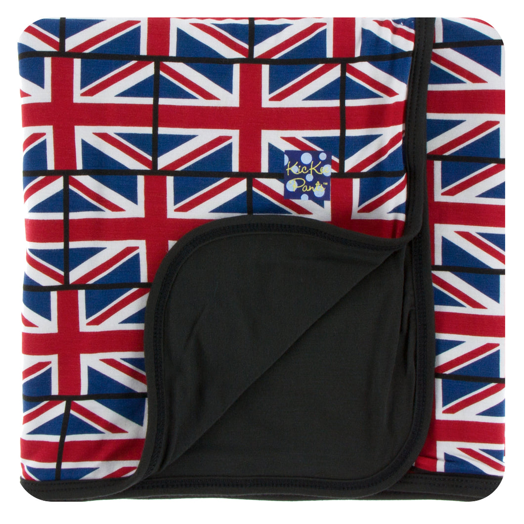 KicKee Pants Print Stroller Blanket - Union Jack