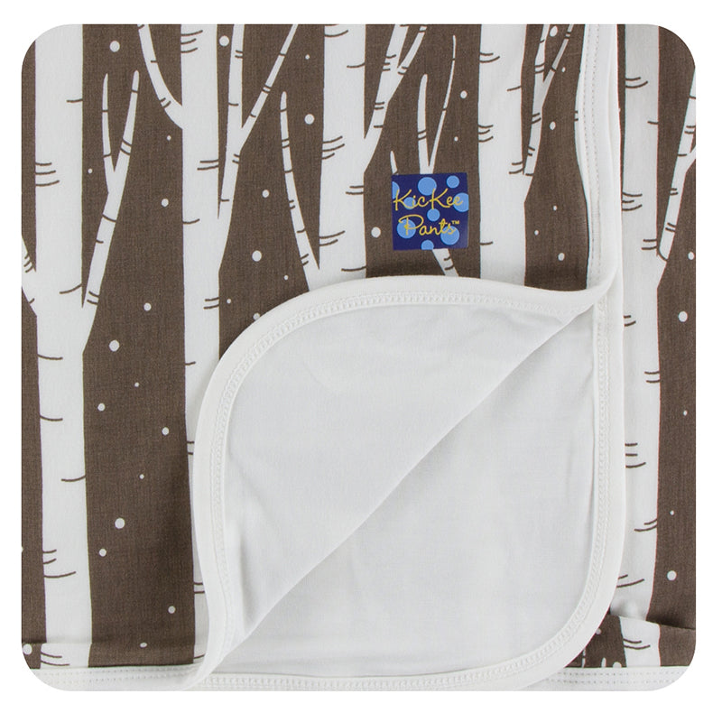 KicKee Pants Print Toddler Blanket - Falcon Snow