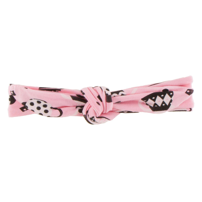 KicKee Pants Print Bow Headband - Teatime