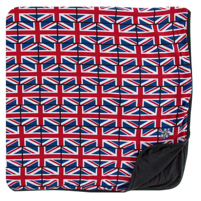 KicKee Pants Print Toddler Blanket - Union Jack