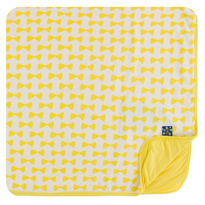 KicKee Pants Print Toddler Blanket - Natural Farfalle