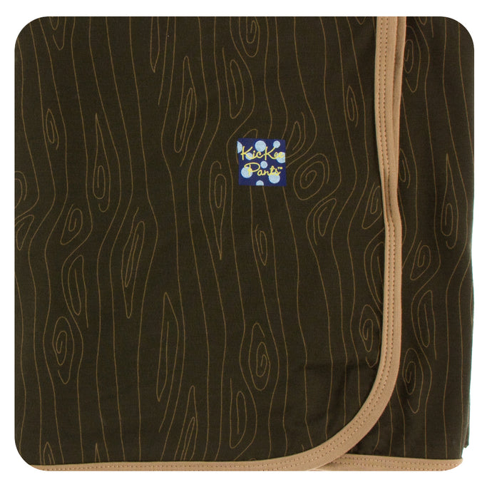 KicKee Pants Print Swaddling Blanket - Petrified Wood