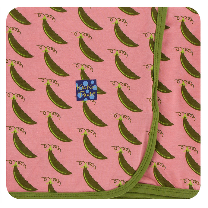 KicKee Pants Print Swaddling Blanket - Strawberry Sweet Peas