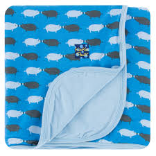 KicKee Pants Stroller Blanket - River Pig