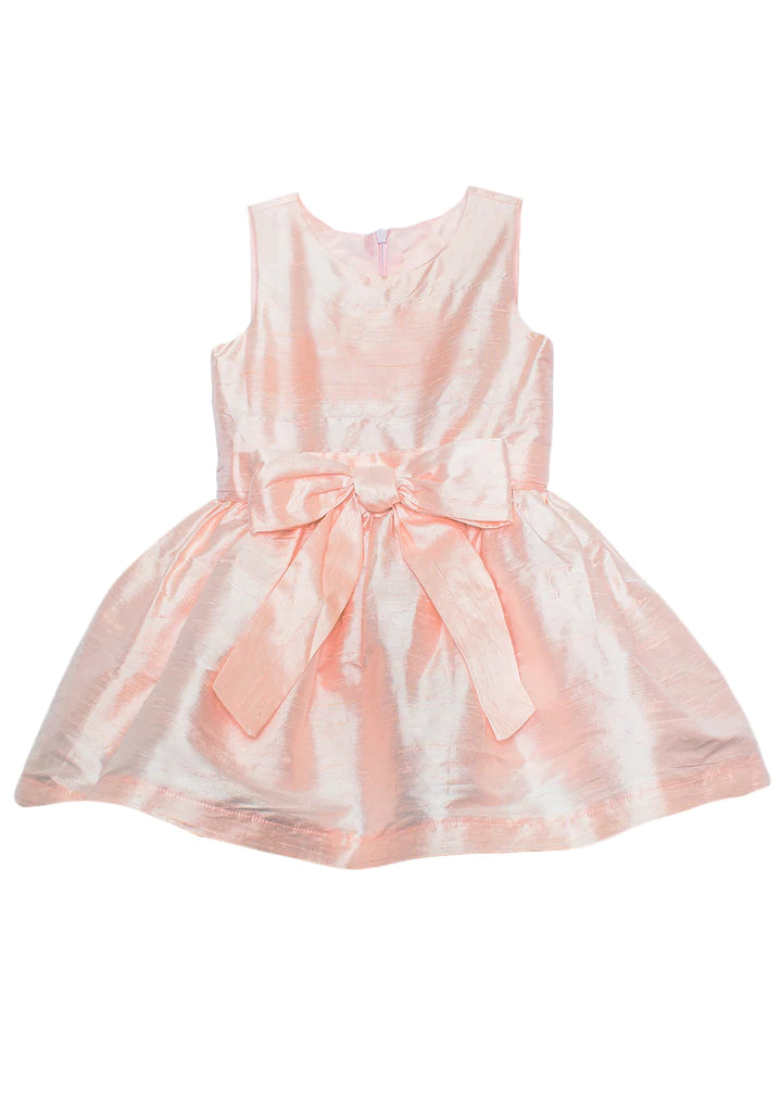 Isobella & Chloe - Elegant Pink Dress With Bow