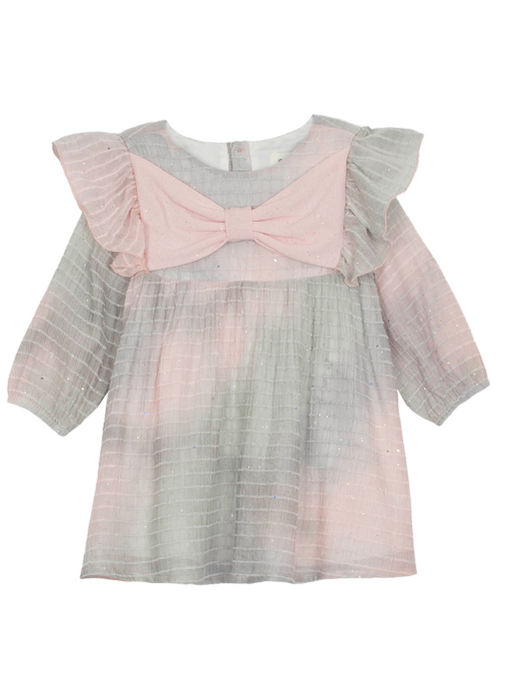 Isobella and Chloe - Blush Belle Woven & Knit Dress