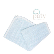 Paty inc. Solid Pink And Blue knitted Blanket