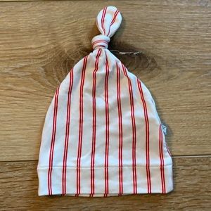 Kyte Knotted Cap in Crimson Stripe