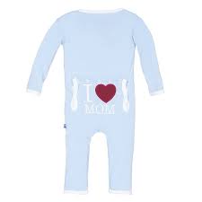 KicKee Pants Fitted Applique Coverall - Lotus 