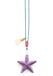 Sadie's Moon Starfish Baby Buddy Necklace