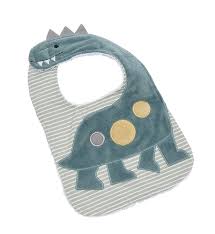 MAISON CHIC DINO THE DINOSAUR BIB
