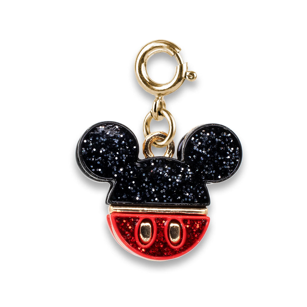 Charm It - Gold Glitter Mickey Mouse Icon Charm