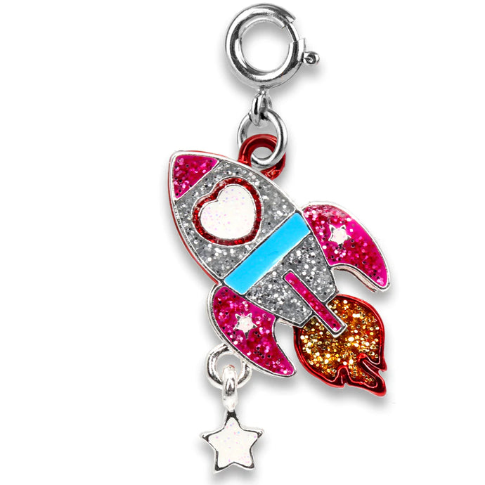 Charm It - Glitter Rocket Charm