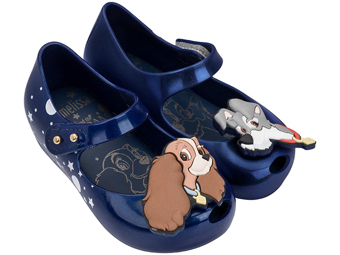 Mini Melissa Ultragirl Lady and the Tramp in Blue Pearl