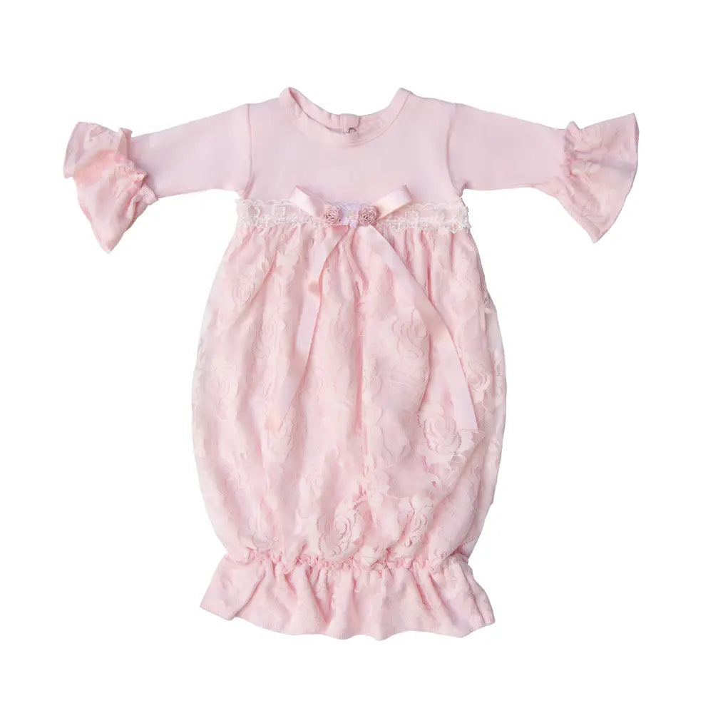 Haute Baby - Sweet Rose Baby Gown