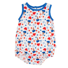 Patriotic Ice Cream Bubble Romper by Macaron + Me