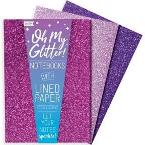 Ooly Oh my glitter! 3 Pc Notebooks