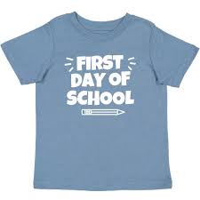 SWEET WINK FIRST DAY OF SCHOOL S/S SHIRT INDIGO