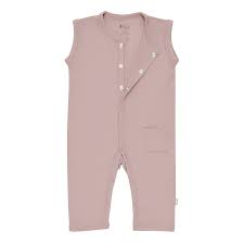 Kyte Sleeveless Snap Romper in Sunset
