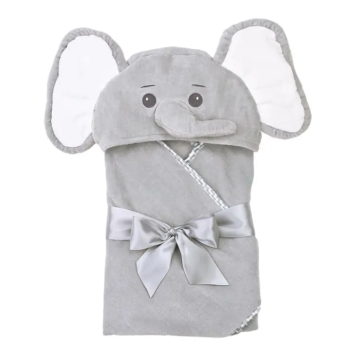 Bearington Lil' Spout Gray Elephant Towel