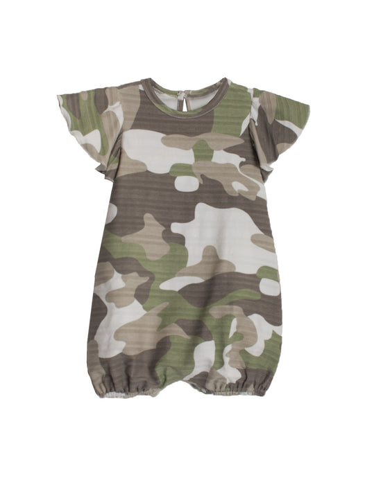MABEL AND HONEY MINI EXPLORER KNIT ROMPER