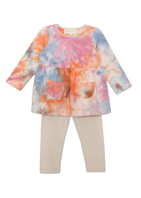 Mabel + Honey Sunrise Tie Dye 2pc set