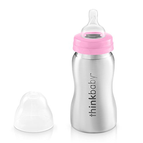 Thinkbaby Baby Bottle of Steel in Pink