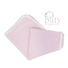 Paty inc. Solid Pink And Blue knitted Blanket